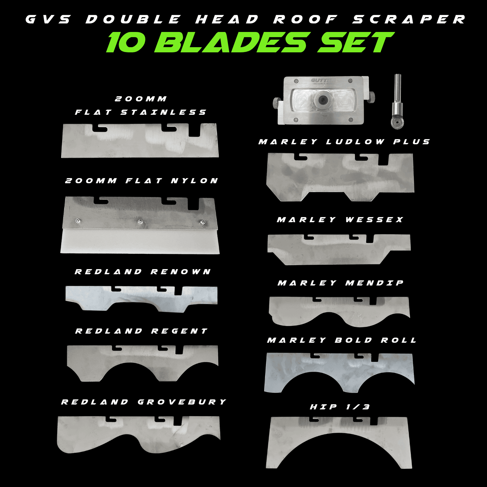 GVS Double Head 10 Blade Starter Set