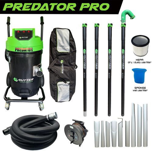 Polypropylene Predator PRO – 3600w 10,750LPM – Clamped Carbon Fibre – Flexi Neck