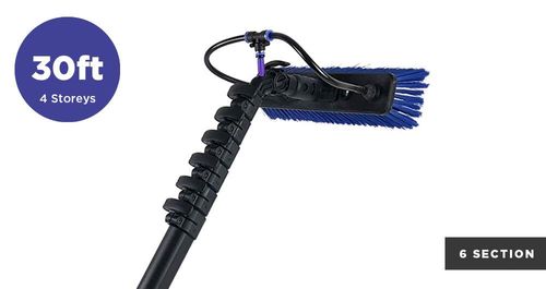Streamline® OVA8® 24T Carbon Fibre Telescopic Waterfed Pole – 9.1mtr / 30ft