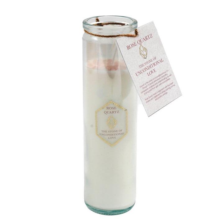 rose, quartz, tube, candle
