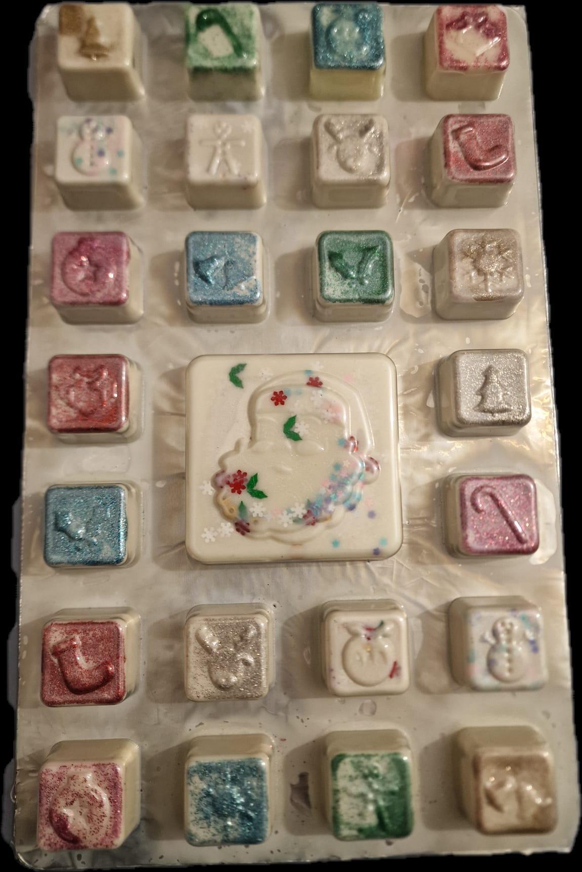 advent, calendar, inside
