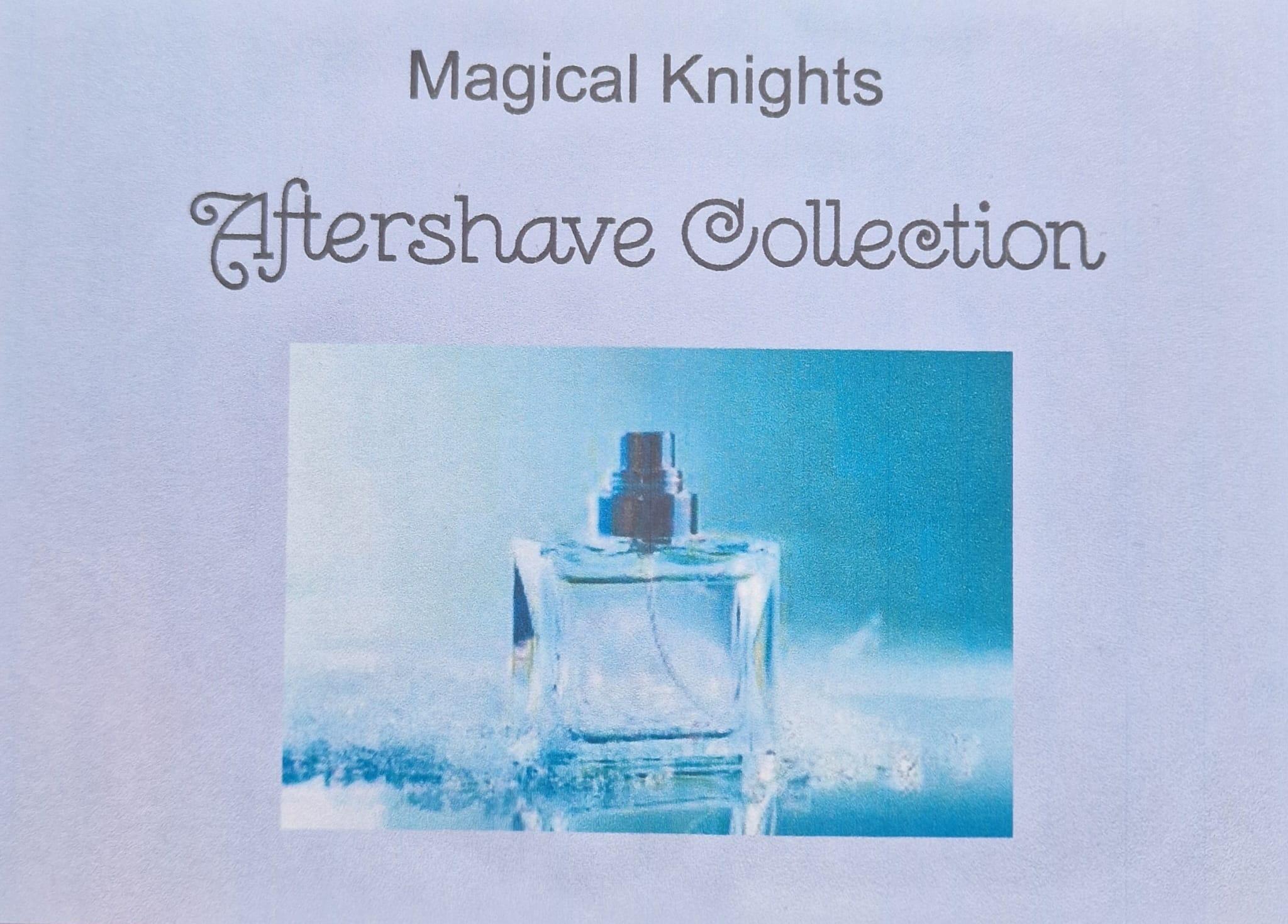 Aftershave collection front label