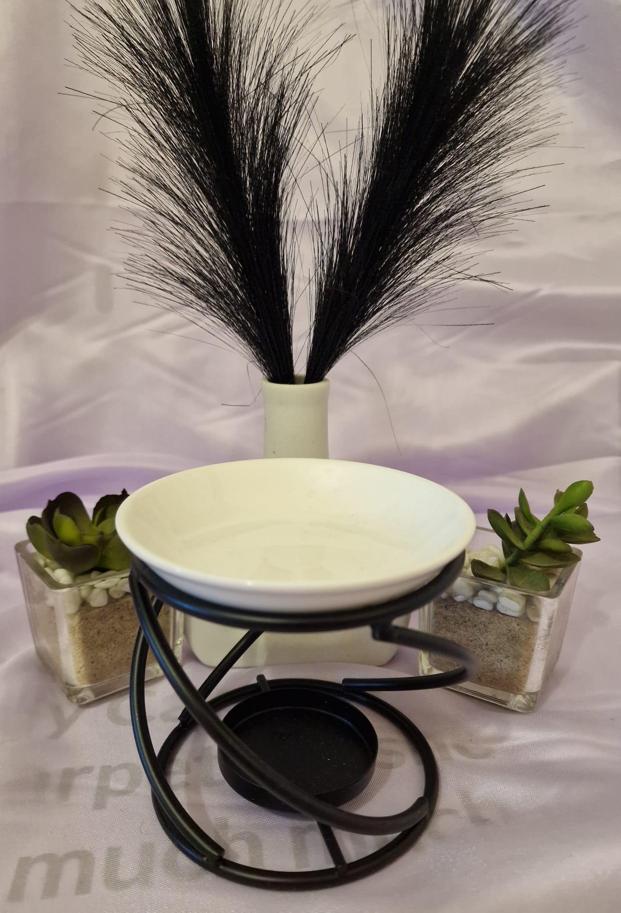 black round wire oil burner