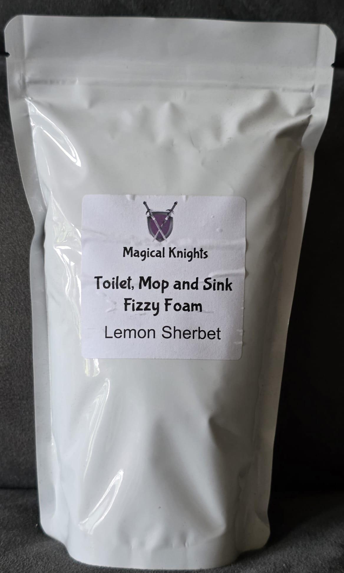 lemon sherbet fizzy foam
