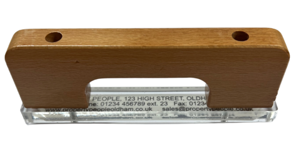 Traditional Rubber Stamp 150x12mm Model RS6
