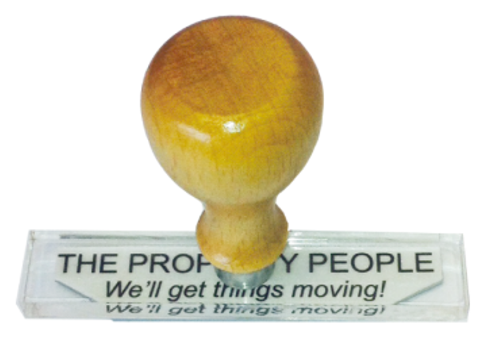 Traditional Rubber Stamp 75x12mm Model RS3
