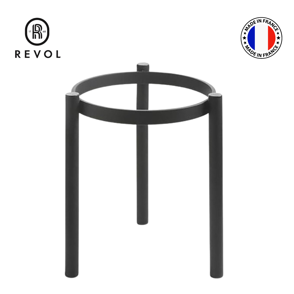 Revol En Scene Large Black Round Riser 24 x 26.5cm (Box of 2)