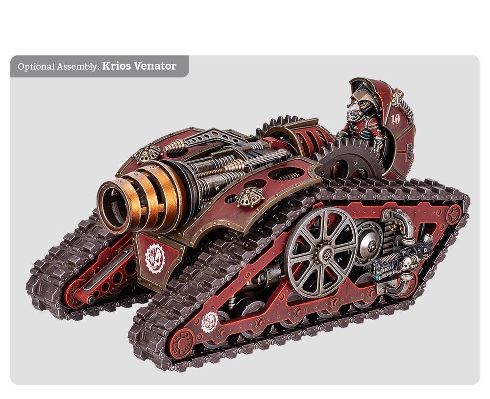 Warhammer 30K Krios Battle Tank plastic model
