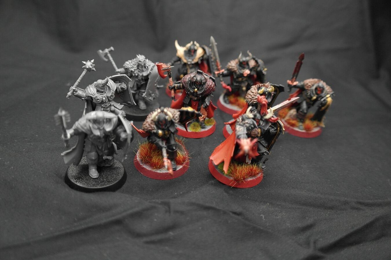 Painted Warhammer Chaos Warriors used
