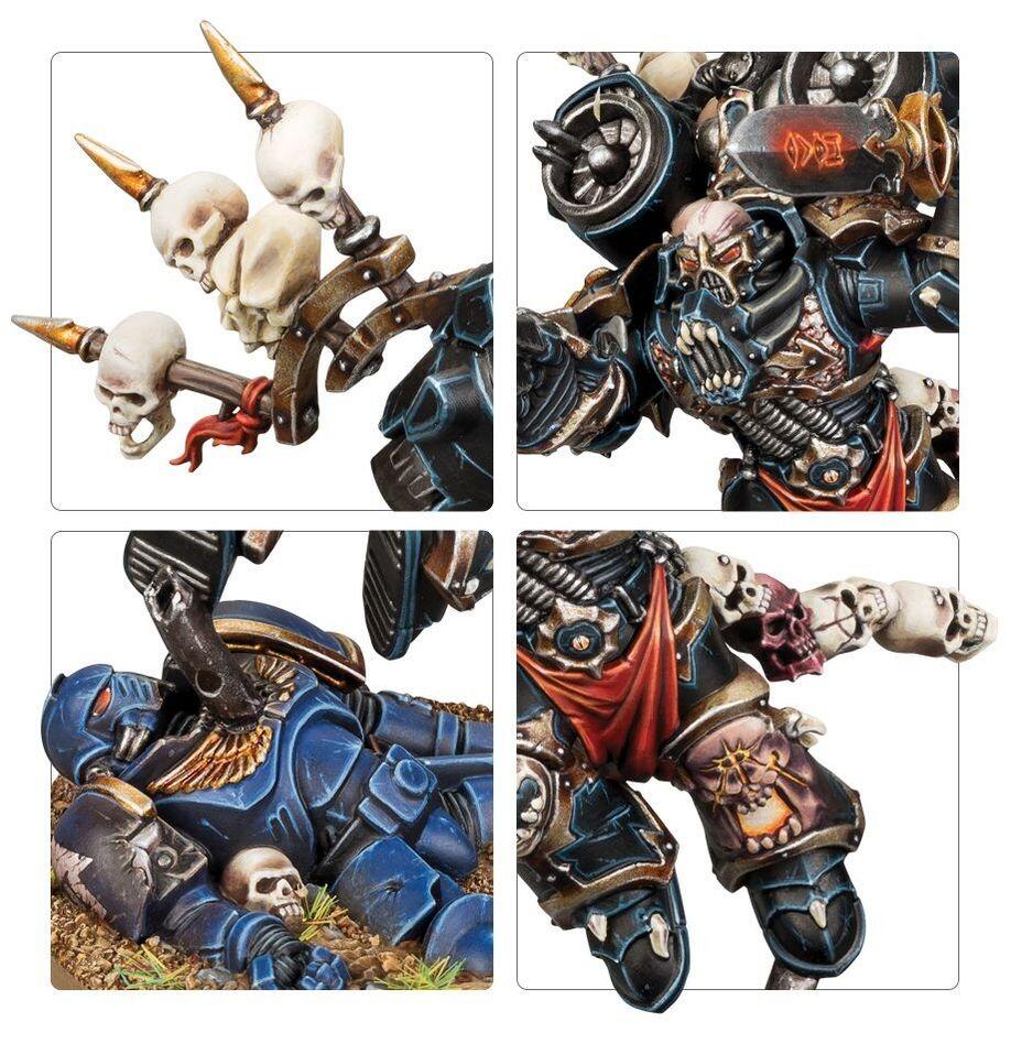 Haarken with jump pack – dynamic Chaos Space Marines model