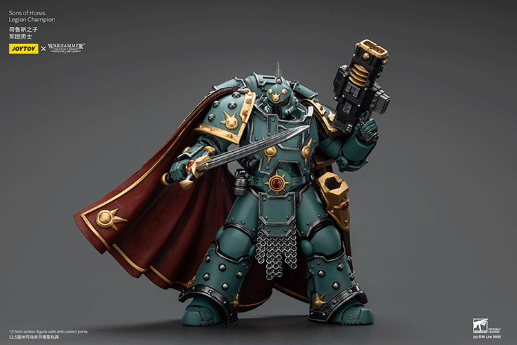 1/18 scale legion champion with chapter markings
