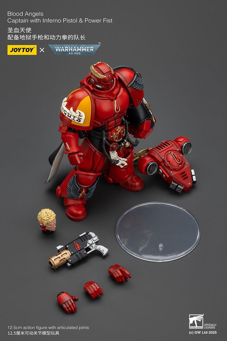 warhammer 40k blood angels commander figure