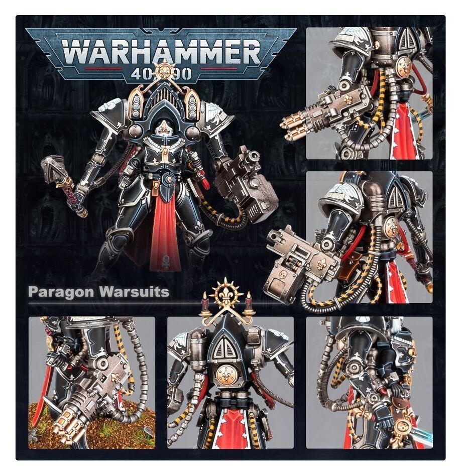 Close-up of Warsuit pilot inside exo-armour