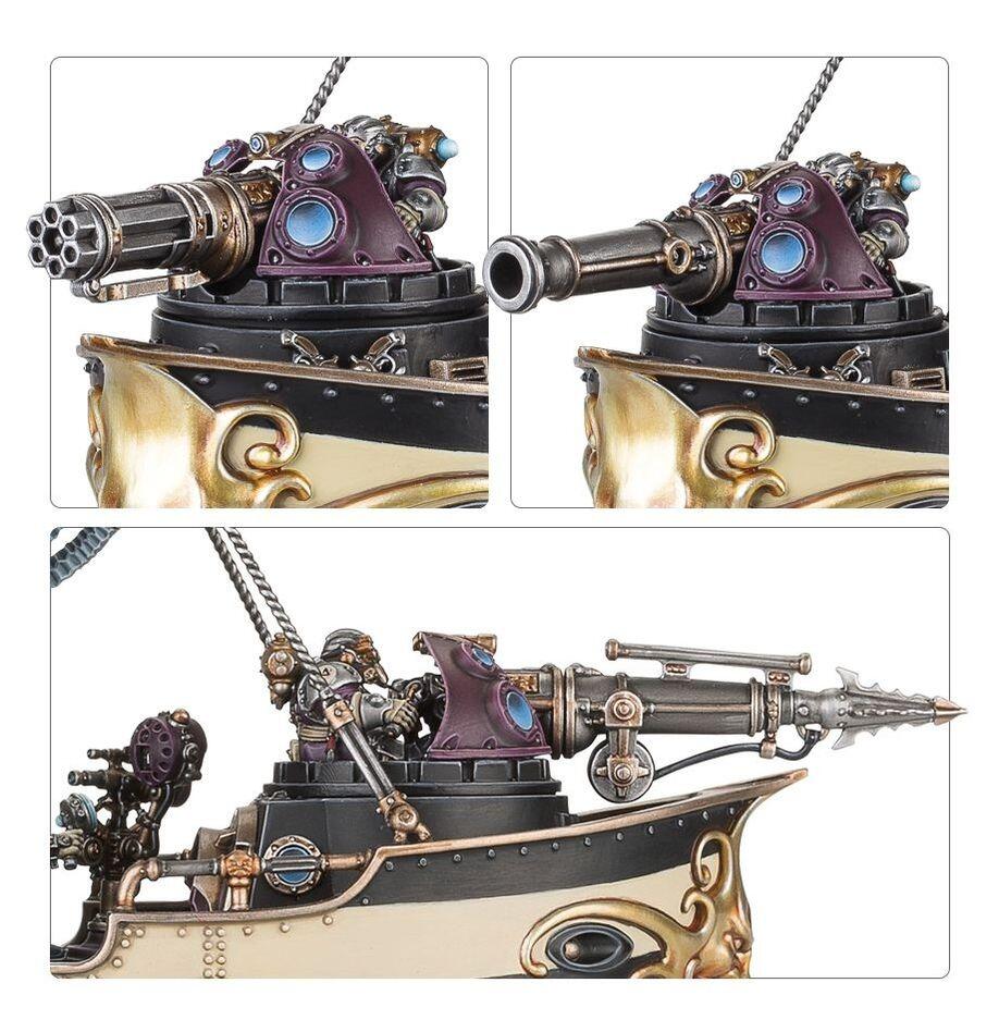 Alternative weapons for aether-cannon turret