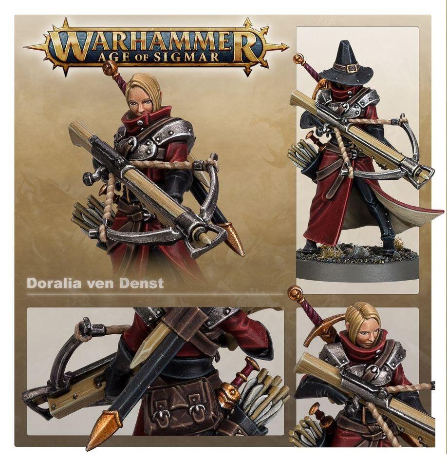 Side view of both characters posed dynamically