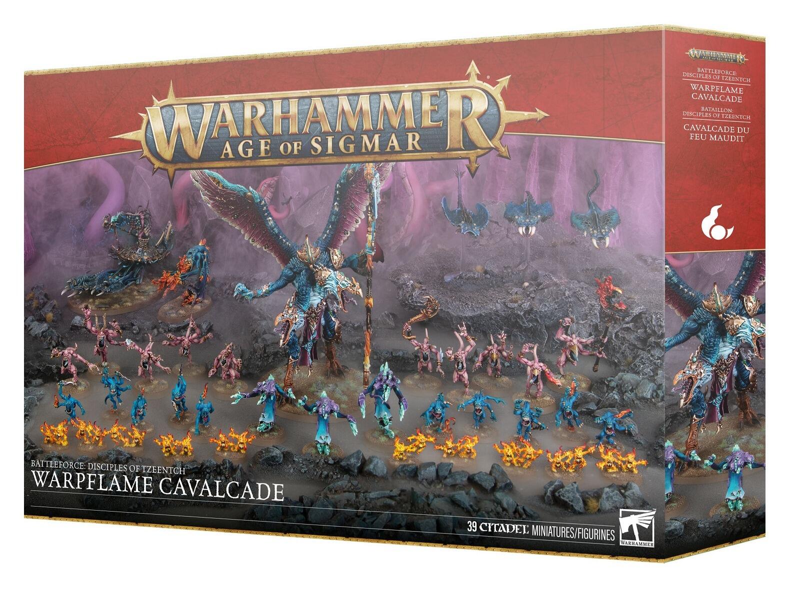 キャラクター WARHAMMER AOS WARPFLAME CAVALCADE Aos Warpflame Cavalcade Battleforce by Citadel Miniatures