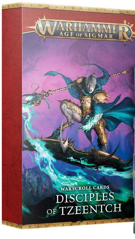 Disciples of Tzeentch Warscroll Cards box front