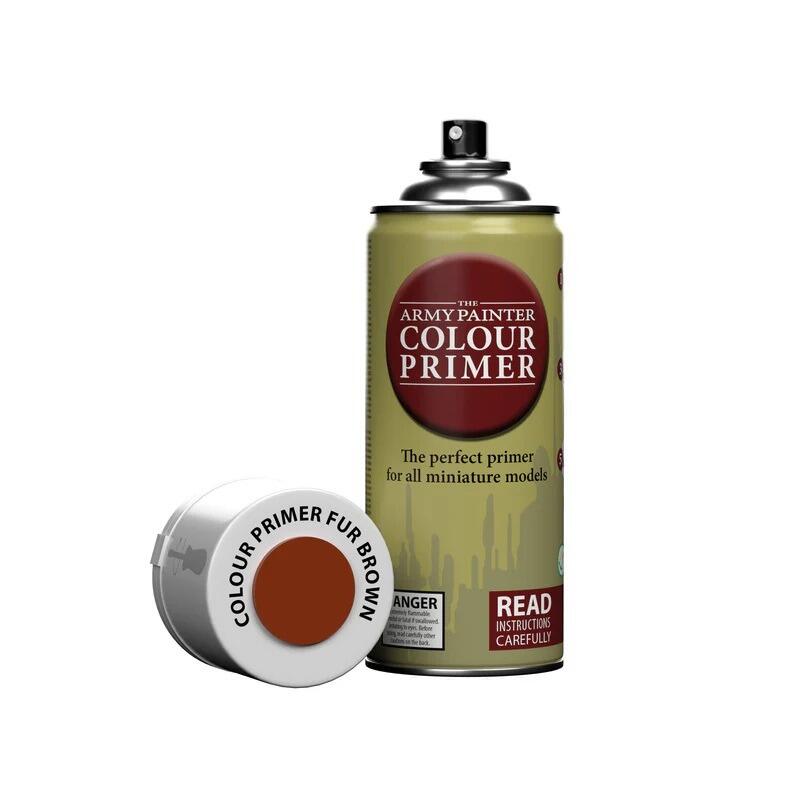 Army Painter Colour Primer Fur Brown spray can