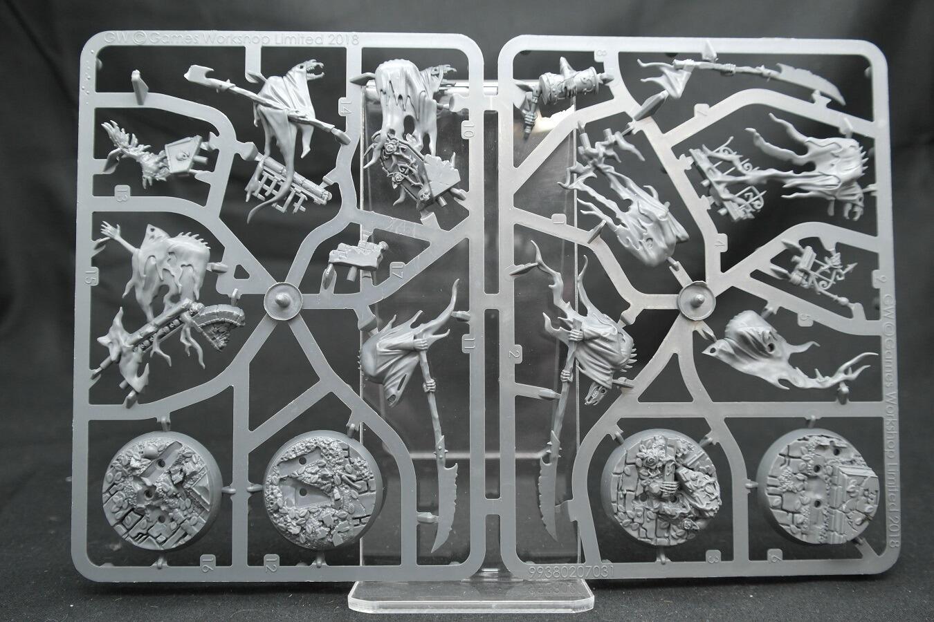 Glaivewraith Stalkers on sprue - full layout