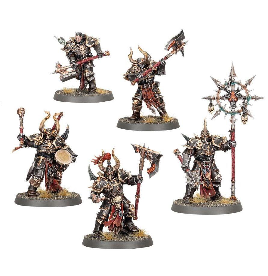 Chaos Chosen miniatures assembled