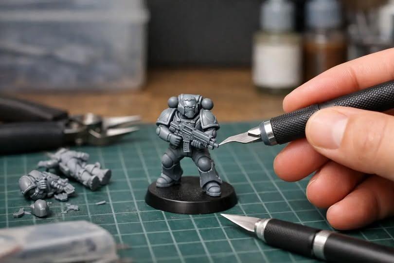 Miniature Mould Line Remover Guide