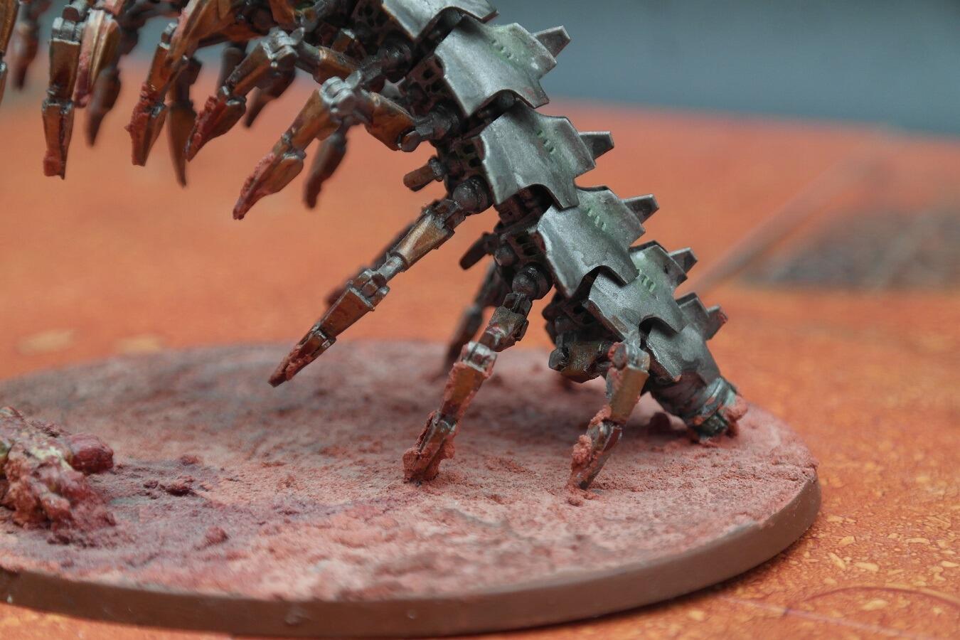 Pre-loved Necron Tomb Sentinel side view