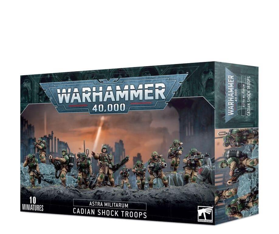 Astra Militarum Cadian Shock Troops – Warhammer 40K Infantry Unit