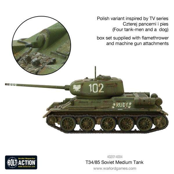 Warlord Games T-34/85 Soviet medium tank 5