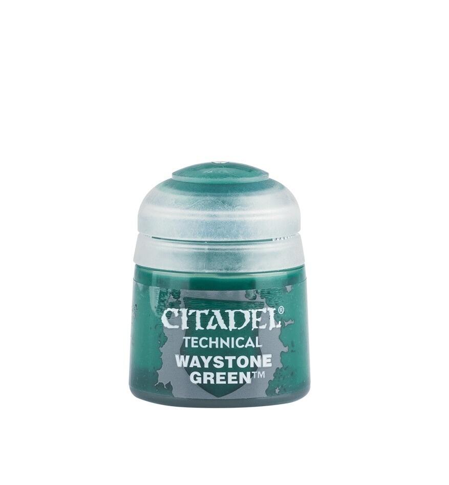 Citadel Paints Techincal Waystone Green, Paints realistic gems and helmet lenses
