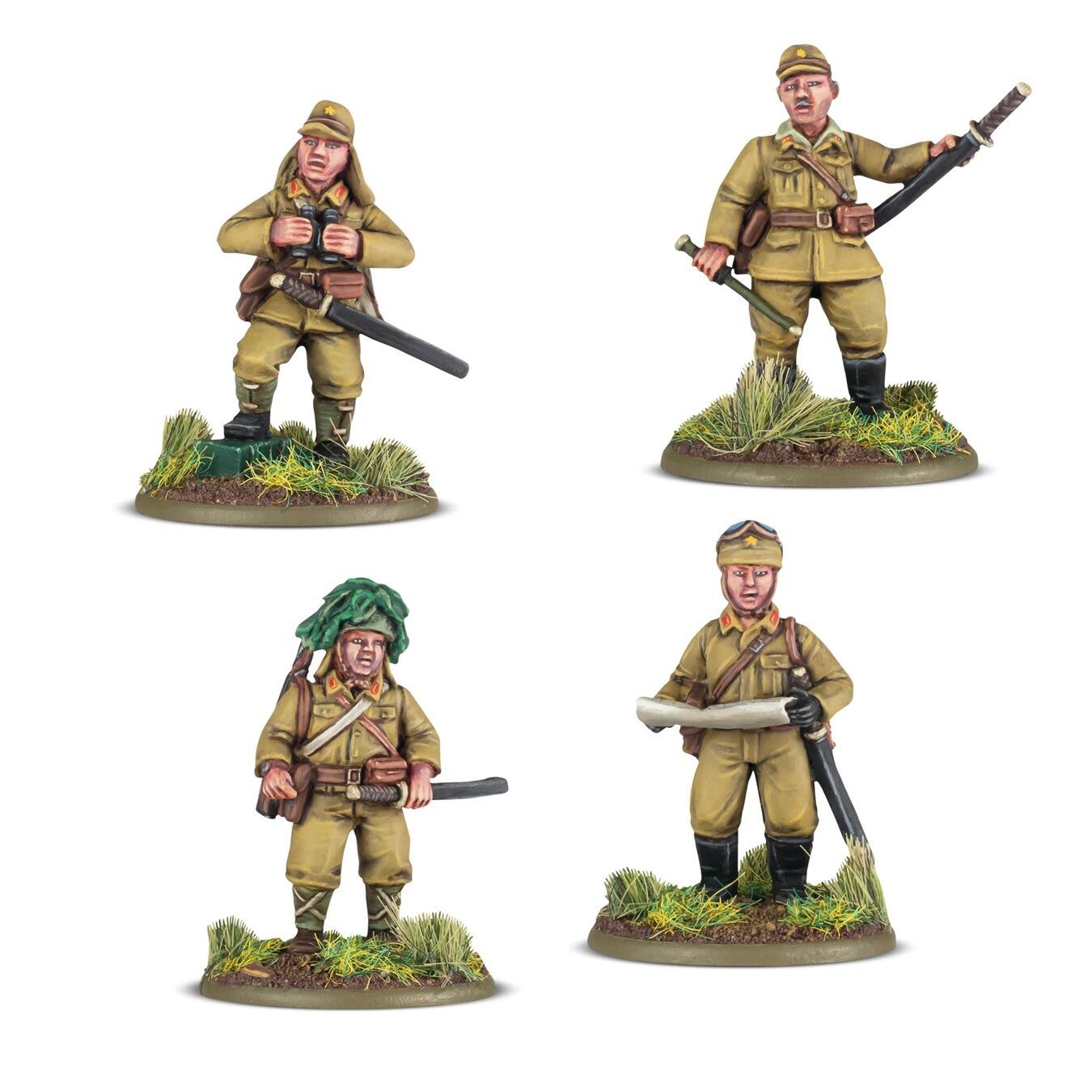 Imperial Japanese Platoon Commanders Bolt Action set