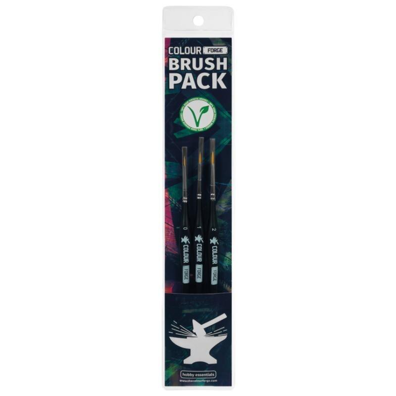 The Colour Forge Brush Pack displayed in packaging