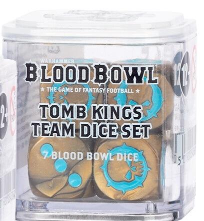 Blood Bowl Tomb Kings Team Dice Set complete