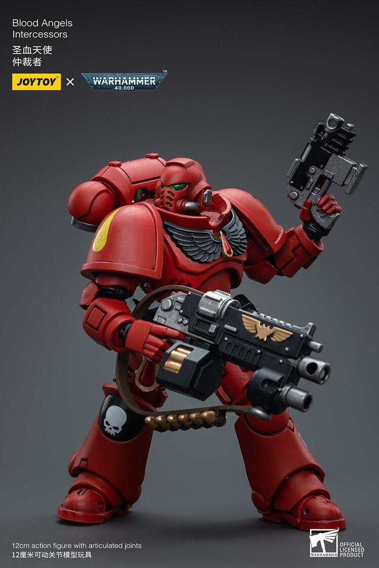 space marine intercessor red armour