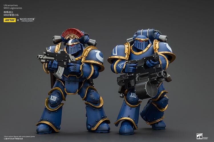 JoyToy Ultramarines MKIII Legionaries front view