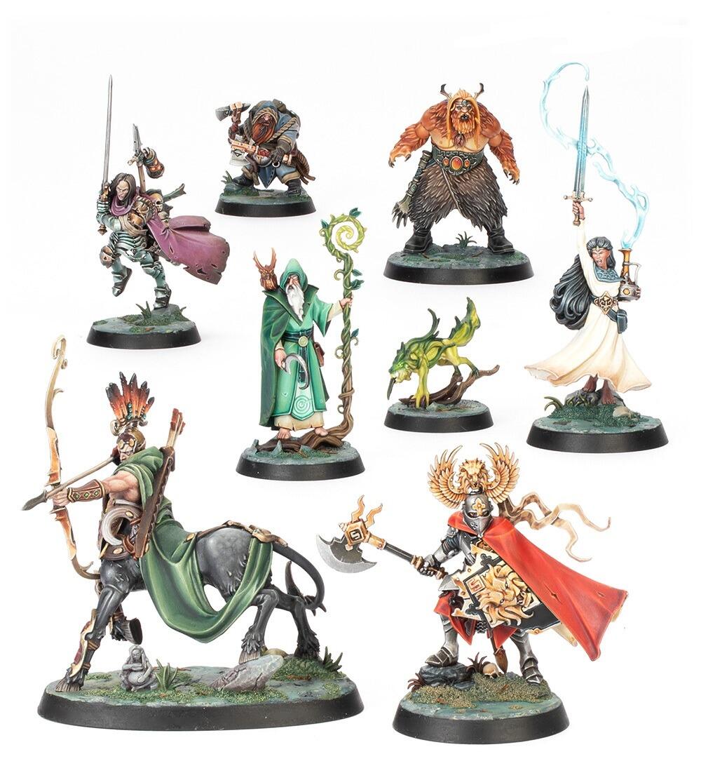 Push-fit Darkwater Hero miniatures