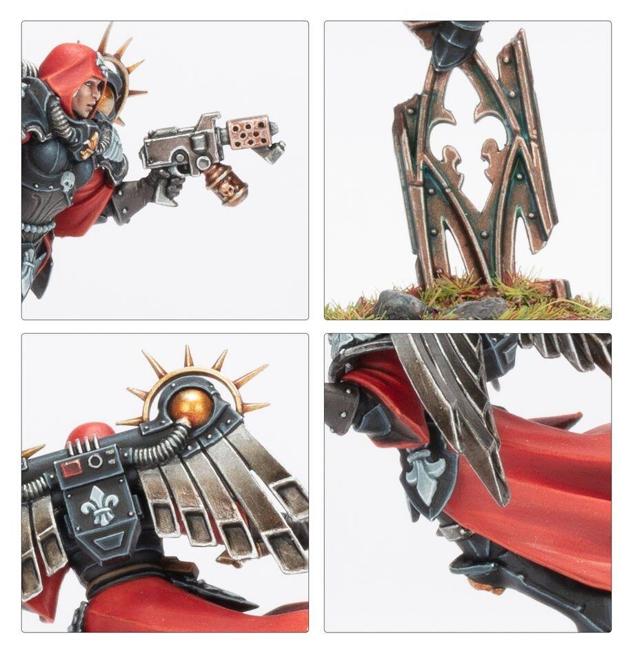 Rear view highlighting jump pack details