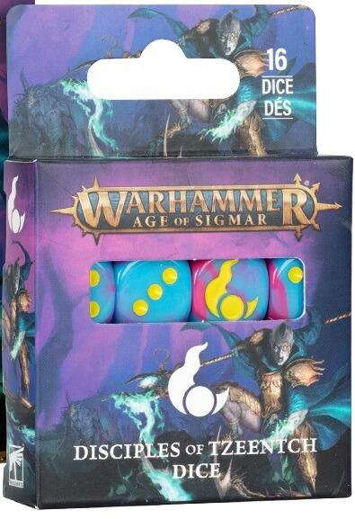 Disciples of Tzeentch Dice Set packaging