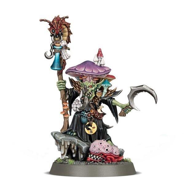 Complete and painted Fungoid Cave Shaman