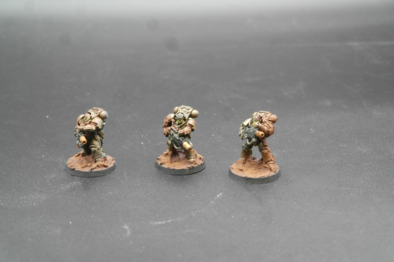 Pre-loved Eradicators Ref 103 Space Marines Warhammer 40k fully built front view
