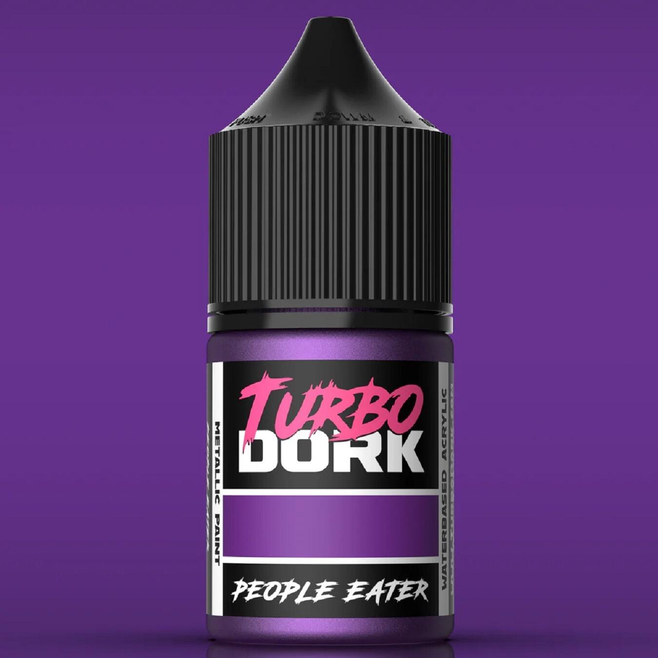 Turbo Dork People Eater Metallic paint bottle front view