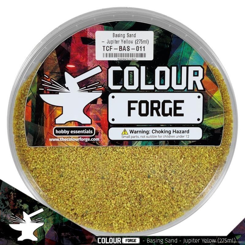 Colour Forge Jupiter Yellow Basing Sand pot