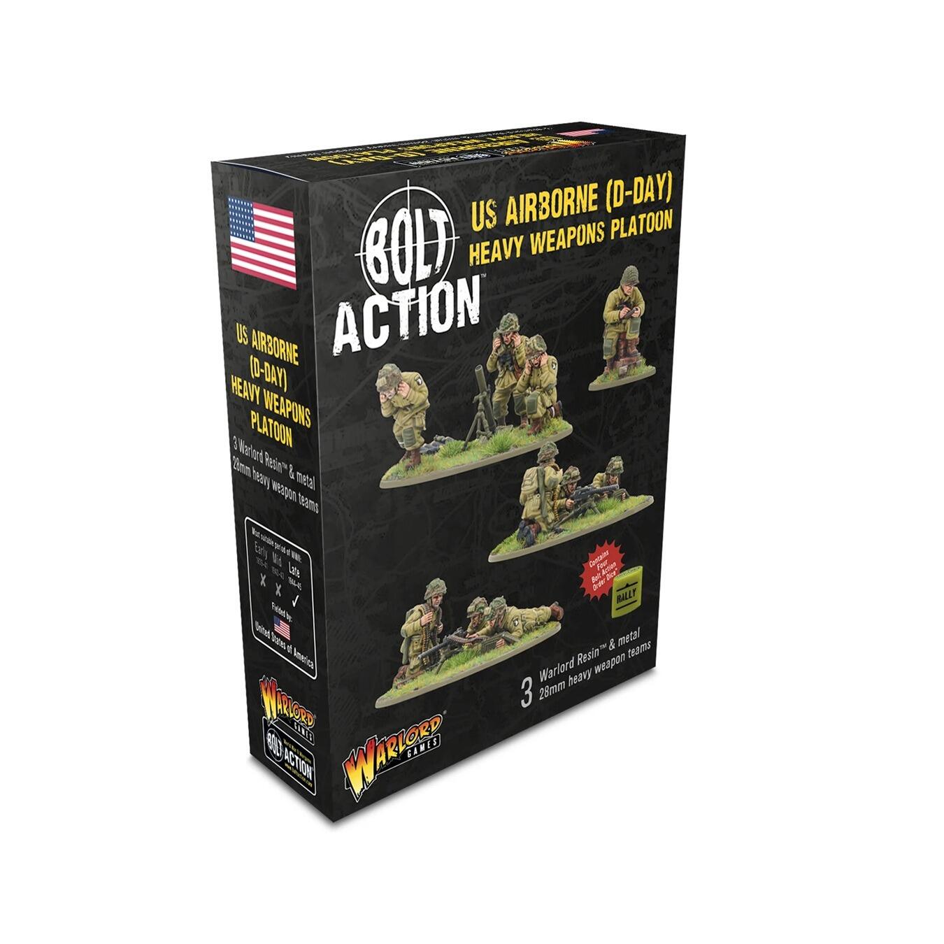 US Airborne D-Day heavy support miniatures grouped