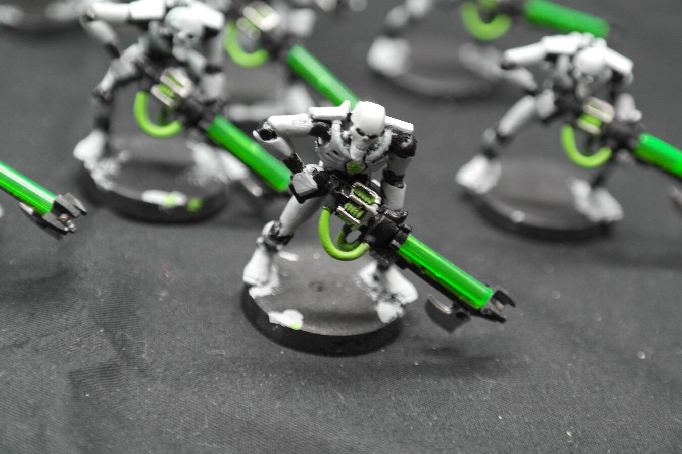 Pre-Loved Necron Warriors (Old Shape with Green Tubes