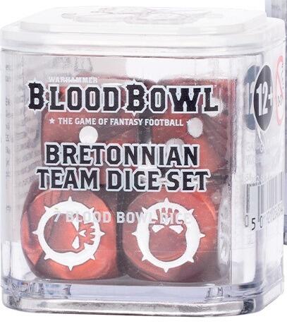 Blood Bowl Bretonnian Team Dice Set complete