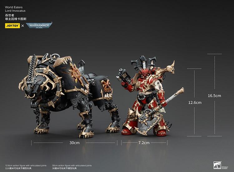 JoyToy Warhammer 40k - Action Figure World Eaters Khorne Berzerker 1:18 - 12,6 Cm Con Armi E Jetpack