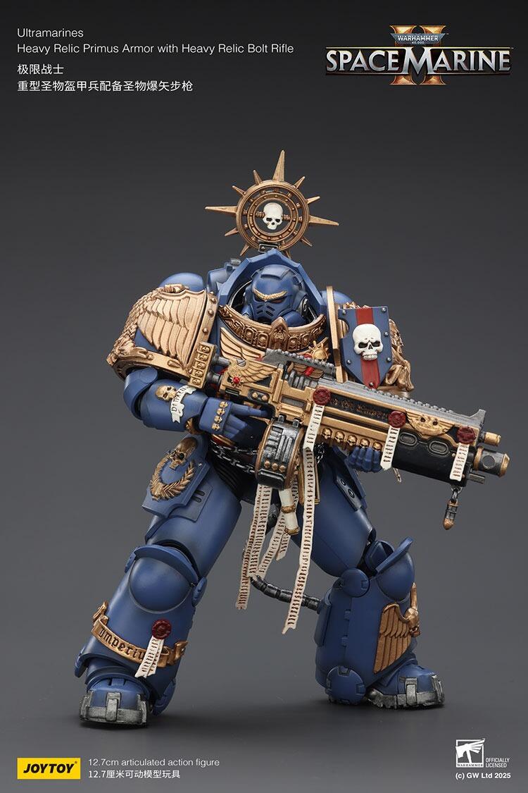 Rear view of JoyToy figure with chapter markings