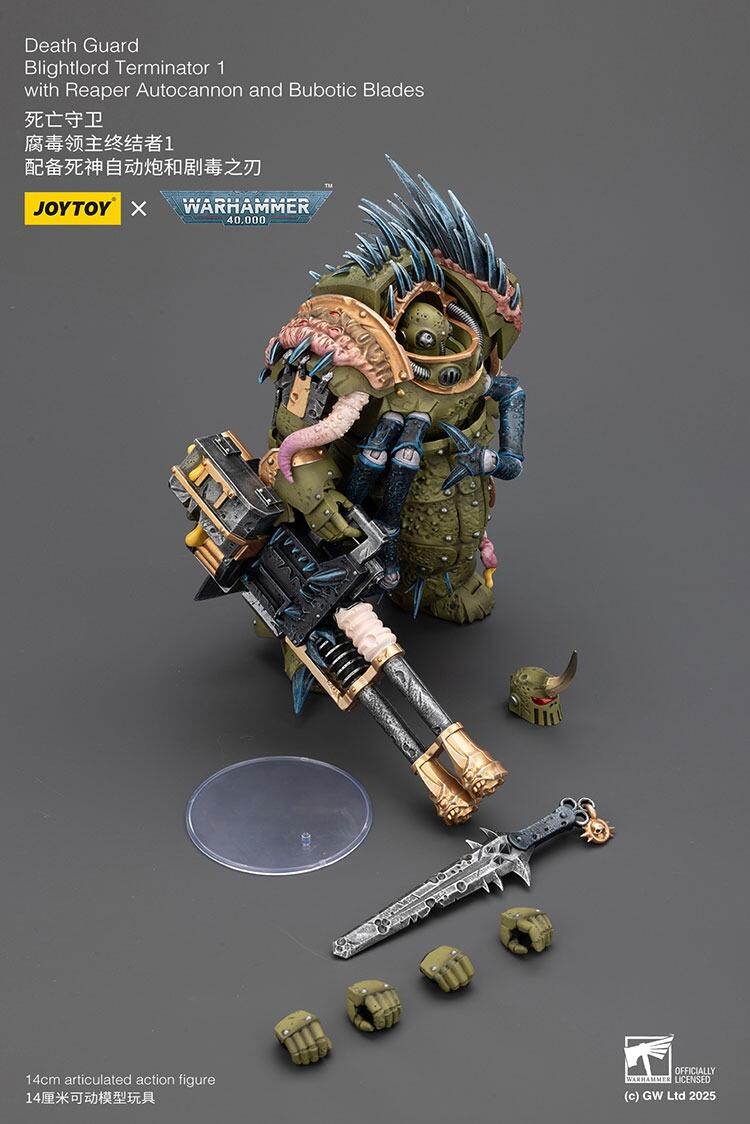 Unboxed Blightlord Terminator Squad display