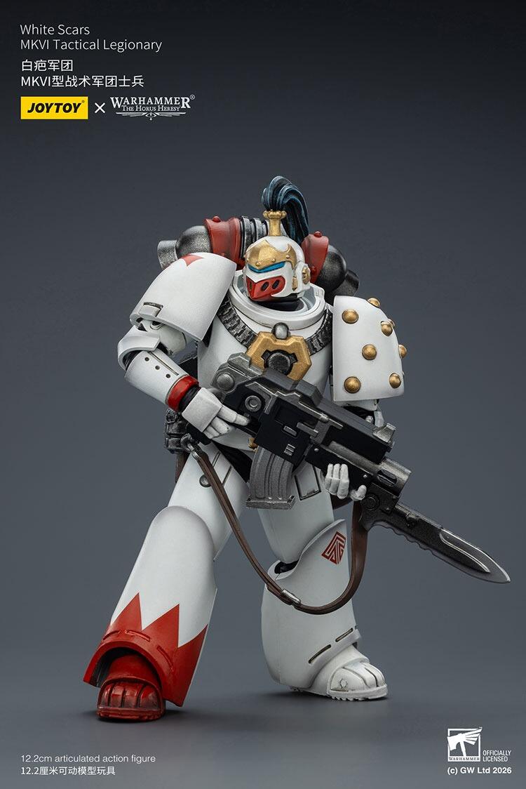 Articulated joints shown in dynamic stance