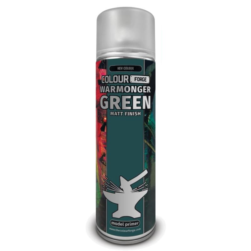 Colour Forge Warmonger Green Spray Primer 500ml