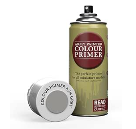 Colour Primer: Ash Grey – Army Painter Spray Primer & Basecoat | Warmodels.co.uk
